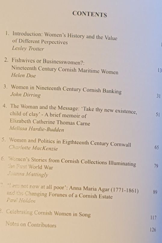 Cornwall Herstory : Essays from the Women's History Conference, Penryn, 2019 (Cornish Studies, Third Series, Volume 5)