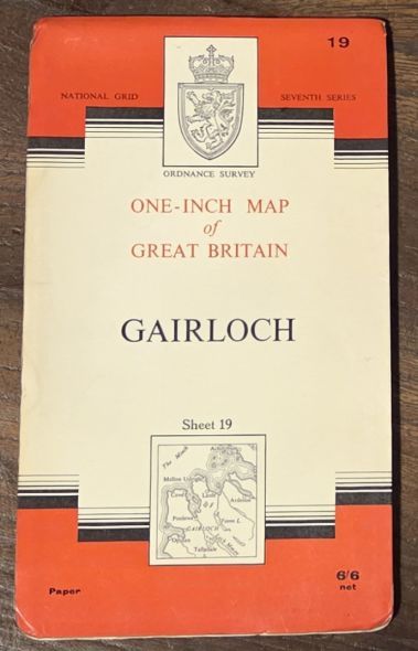 Gairloch. Sheet 19 One-inch Map of Great Britain. 1:63360 Seventh Series