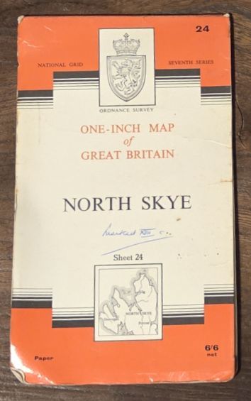 North Skye. Sheet 24 One-inch Map of Great Britain. 1:63360 Seventh Series
