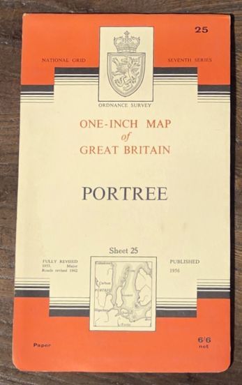 Portree. Sheet 25 One-inch Map of Great Britain. 1:63360 Seventh Series