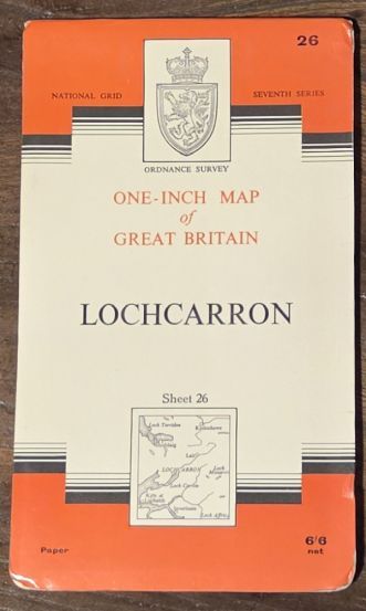Lochcarron. Sheet 26 One-inch Map of Great Britain. 1:63360 Seventh Series