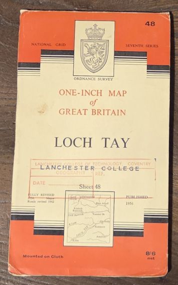 Loch Tay. Sheet 48 One-inch Map of Great Britain. 1:63360 Seventh Series