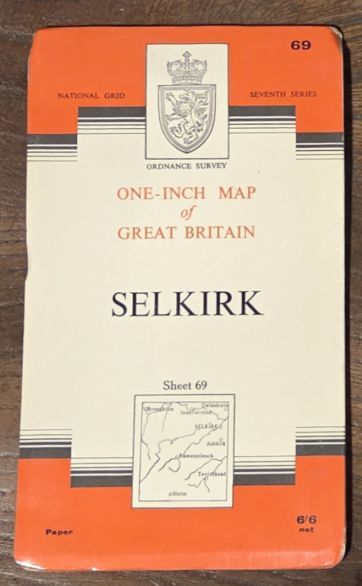 Selkirk. Sheet 69 One-inch Map of Great Britain. 1:63360 Seventh Series