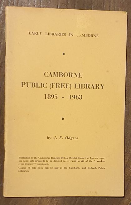 Early libraries in Camborne: Camborne Public (free) Library 1895-1963