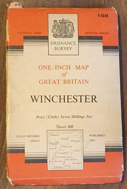 Winchester. Sheet 168 One-inch Map of Great Britain. 1:63360 Seventh Series