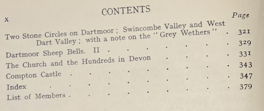 Report and Transactions of the Devonshire Association for the Advancement of Science, Literature and Art Volume LXXI [71], Honiton, June, 1939