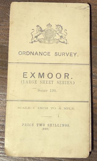 Exmoor (Large Sheet Series), Sheet 120, One-inch to the mile Third Edition