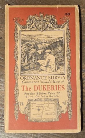 The Dukeries. Sheet 46. Popular Edition One-Inch Map of England and Wales (1:63360)