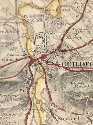 Aldershot, Sheet 285 One-inch to the mile New Series