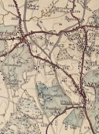 Sevenoaks, Sheet 285 One-inch to the mile New Series