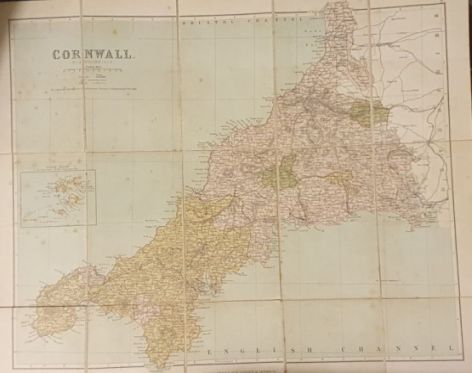 Cornwall [reduced] from the Ordnance Survey. Philips' New Series of County Maps