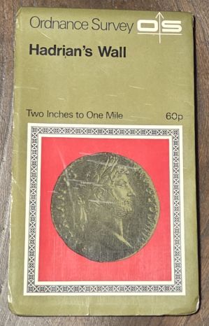 Ordnance Survey Map of Hadrian's Wall. Scale 1:31680 or 2 Inches to 1 Mile