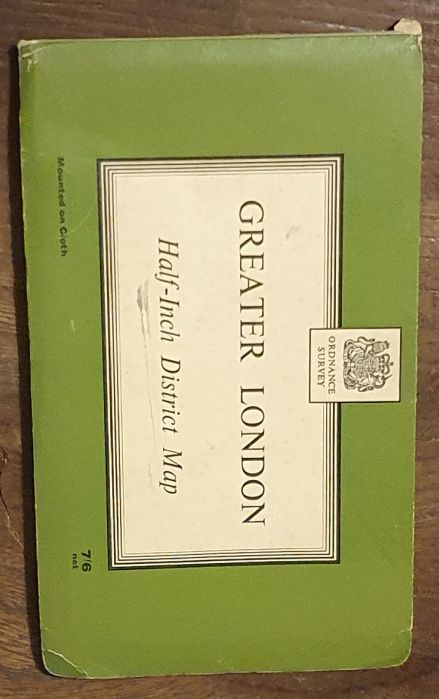Greater London. Half-Inch District Map (1:126720)
