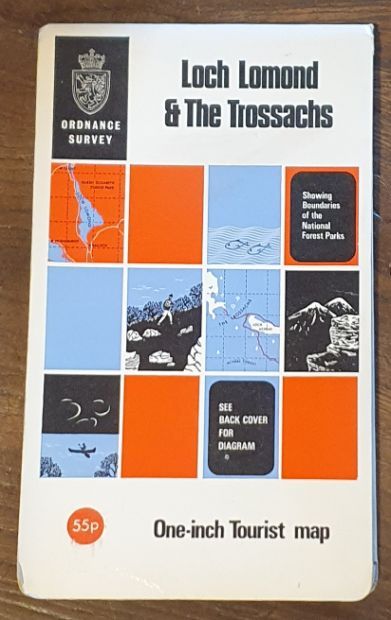 Loch Lomond and the Trossachs. One-inch Tourist Map (1:63360)