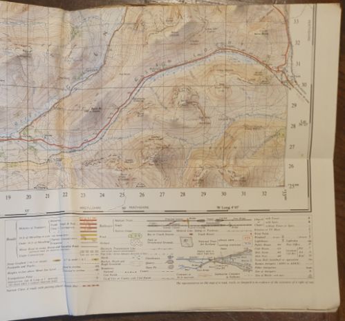 Ben Nevis & Glen Coe. One-inch Tourist Map (1:63360)