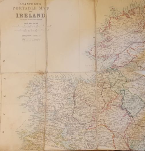 Stanford's Portable Map of Ireland