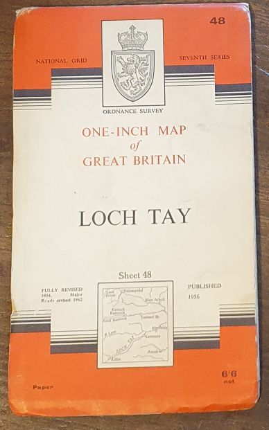 Loch Tay. Sheet 48 One-inch Map of Great Britain. 1:63360 Seventh Series