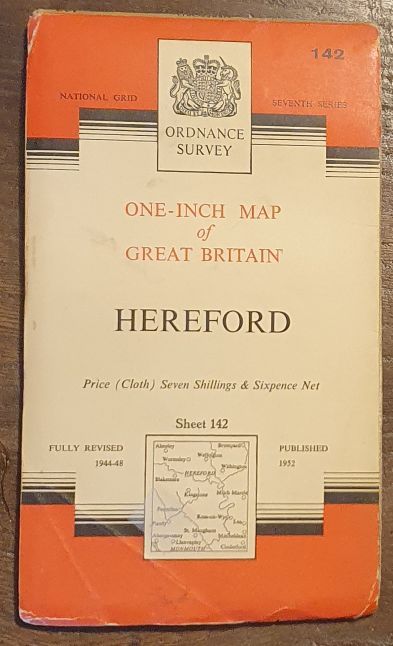Hereford. Sheet 142 One-inch Map of Great Britain. 1:63360 Seventh Series