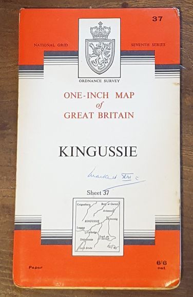 Kingussie. Sheet 37 One-inch Map of Great Britain. 1:63360 Seventh Series