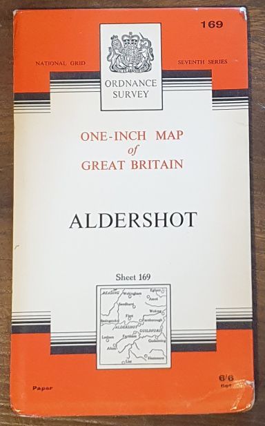 Aldershot. Sheet 169 One-inch Map Seventh Series