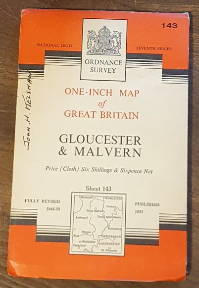 Gloucester & Malvern. Sheet 143 One-inch Map of Great Britain. 1:63360 Seventh Series