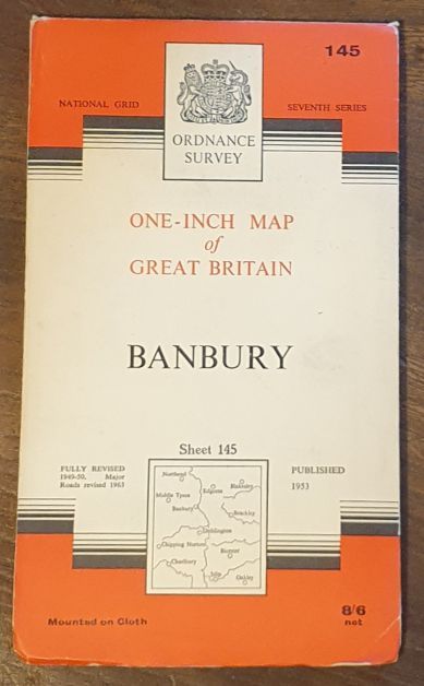 Banbury. Sheet 145 One-inch Map of Great Britain. 1:63360 Seventh Series