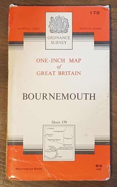 Bournemouth. Sheet 179 One-inch Map of Great Britain. 1:63360 Seventh Series