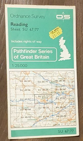 Reading. 1:25000 Map Sheet SU 67/77 [Pathfinder 1172]