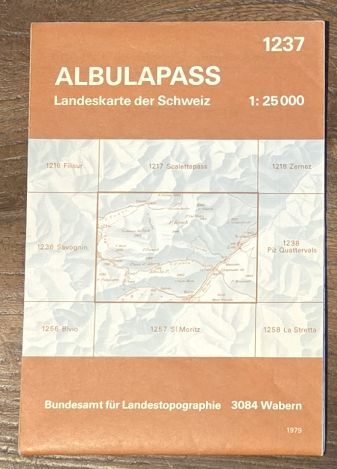 Albulapass. Landeskarte der Schweiz 1:25000 Blatt 1237