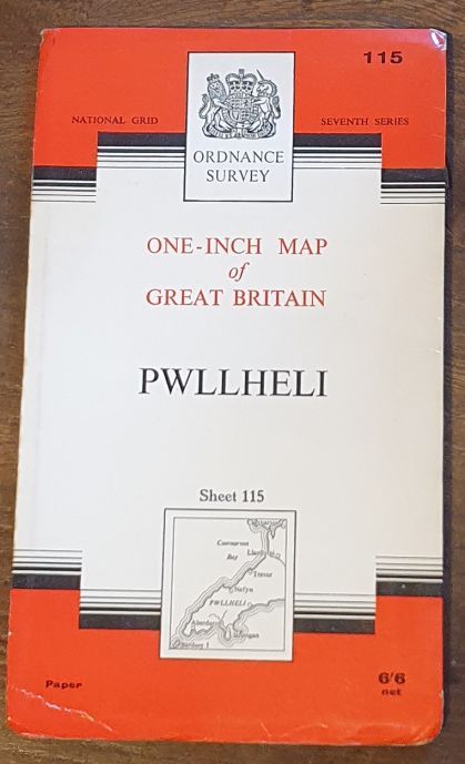 Pwllheli. One-inch Map Sheet 115 Seventh Series