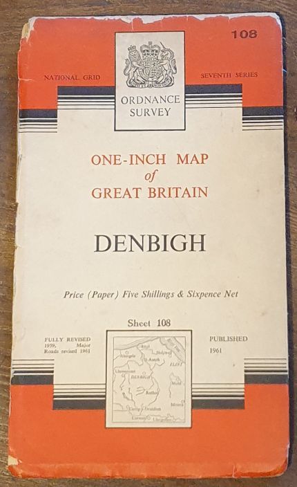 Denbigh. One-inch Map Sheet 108 Seventh Series