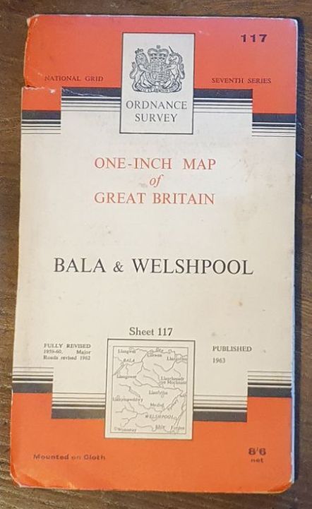 Bala & Welshpool. One-inch Map Sheet 117 Seventh Series
