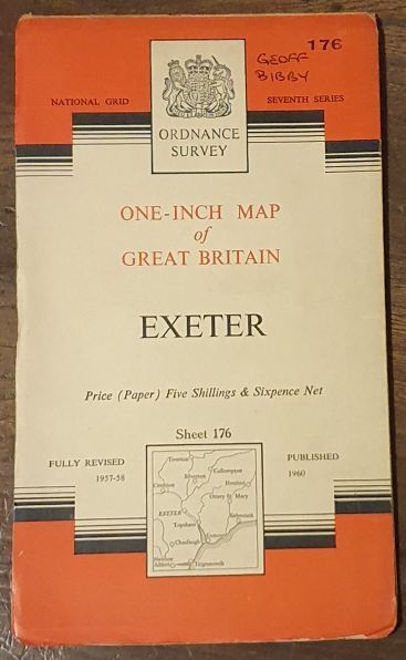Exeter. Sheet 176 One-inch Map of Great Britain. 1:63360 Seventh Series