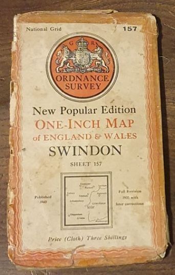 Swindon. Sheet 157. One-Inch Map of England & Wales, New Popular Edition [l:63360]