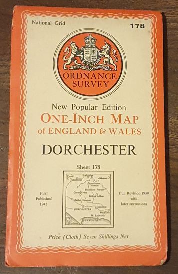 Dorchester. Sheet 178 One-Inch Map of England & Wales, New Popular Edition