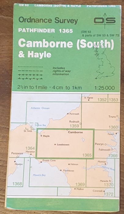 Camborne (South) Pathfinder Map 1359 (SW 63 & parts of SW 53 & SW 73)
