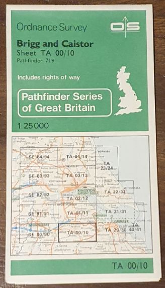 Brigg and Caistor. 1:25000 Map, Sheet TA 01/10 (Pathfinder 719)