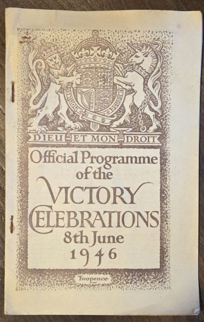 Official Programme of the Victory Celebrations, 8th June, 1946
