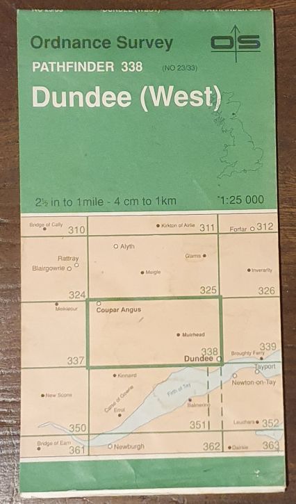 Dundee (West). 1:25000 Map, Pathfinder 338 (NO 23/33)