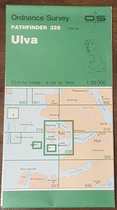 Duart Point (Mull). 1:25000 Map, Pathfinder 328 (NM 33)