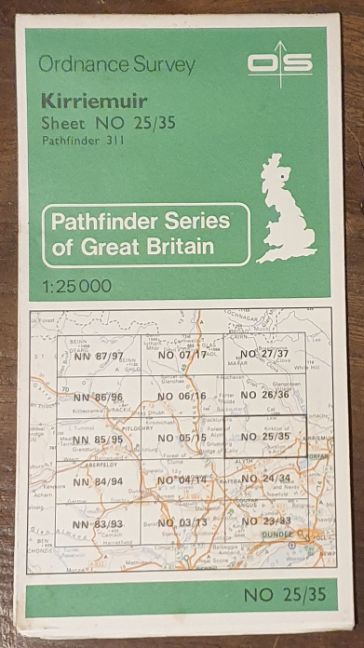 Kirriemuir. 1:25000 Map Sheet NO 25/35 (Pathfinder 311)
