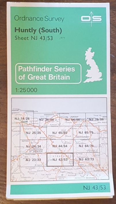 Huntly (South). 1:25000 Map Sheet NJ 43/53 [Pathfinder 197]