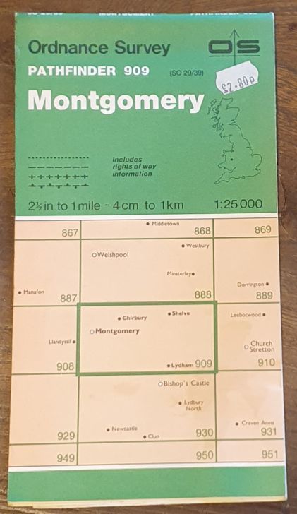 Montgomery. 1:25000 Map Pathfinder 909 (SO 29/39)