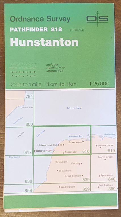 Hunstanton. 1:25000 Map Pathfinder 818 (TF 64/74)