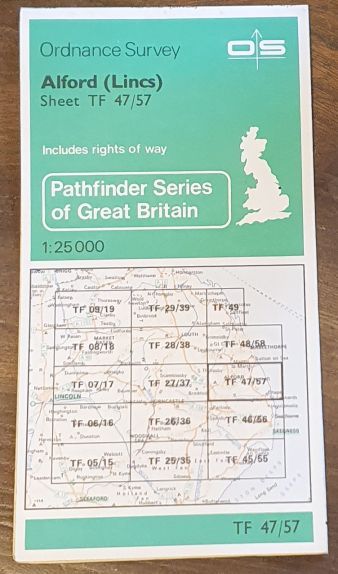 Alford (Lincs). 1:25000 Map Sheet TF 47/57 [Pathfinder 767]