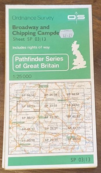 Broadway and Chipping Campden. 1:25000 Map Sheet SP 03/13 [Pathfinder 1043]