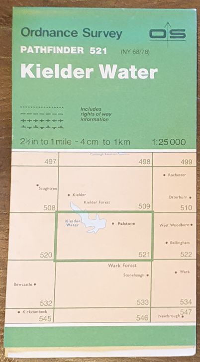 Kielder Water. 1:25000 Map Pathfinder 511 (NY 68/78)