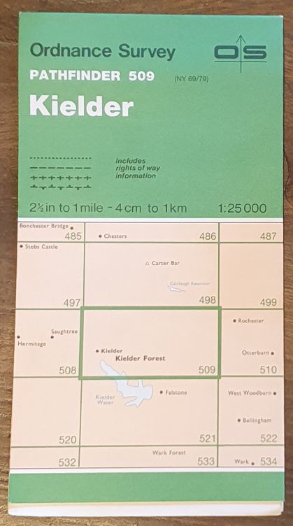 Kielder. 1:25000 Map Pathfinder 509 (NY 69/79)