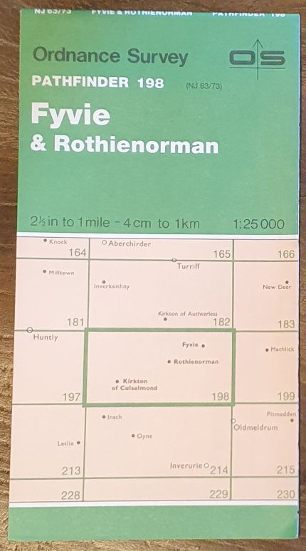Fyvie & Rothienorman. 1:25000 Map Pathfinder 198 (NJ 63/73)