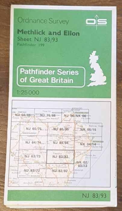 Methlick and Ellon. 1:25000 Map Sheet NJ 83/93 (Pathfinder 199)